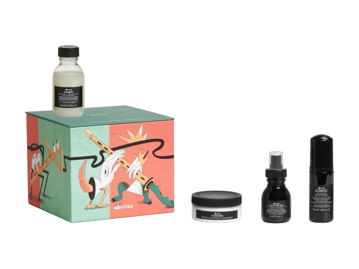 Six petits frères : Tous types de cheveux : shampoing, après-shampoing, All in One Milk et Soufflé OI en format voyage