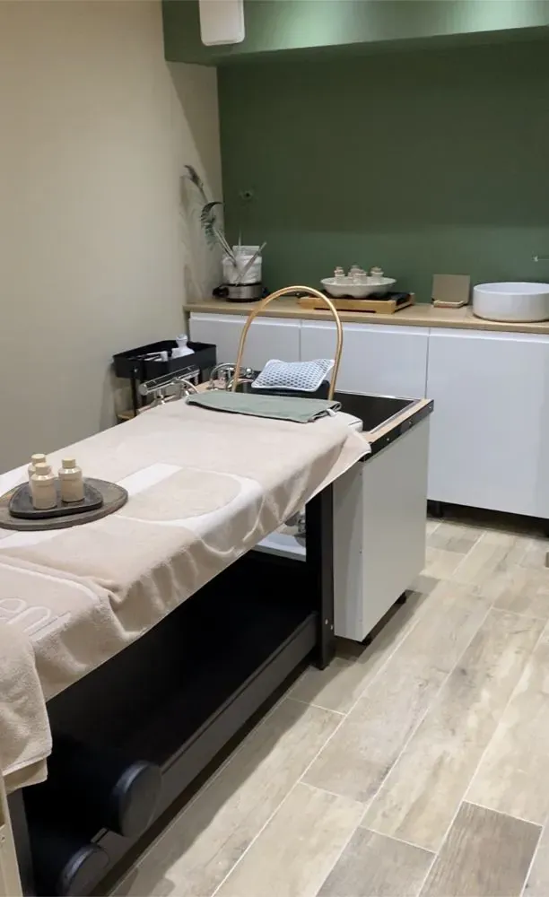 La cabine de spa capillaire